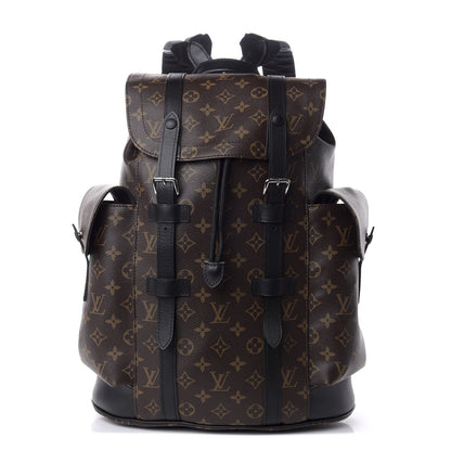 Louis Vuitton Monogram Macassar Christopher PM Backpack 1 of 9