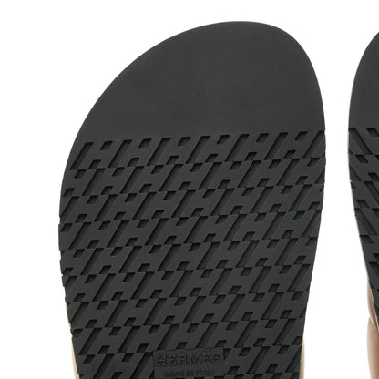 Hermes Nappa Extra Sandals 37 Naturel 7 of 10