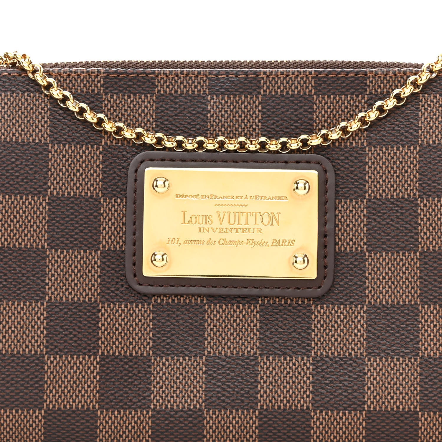 Louis Vuitton Damier Ebene Sophie Clutch 7 of 10