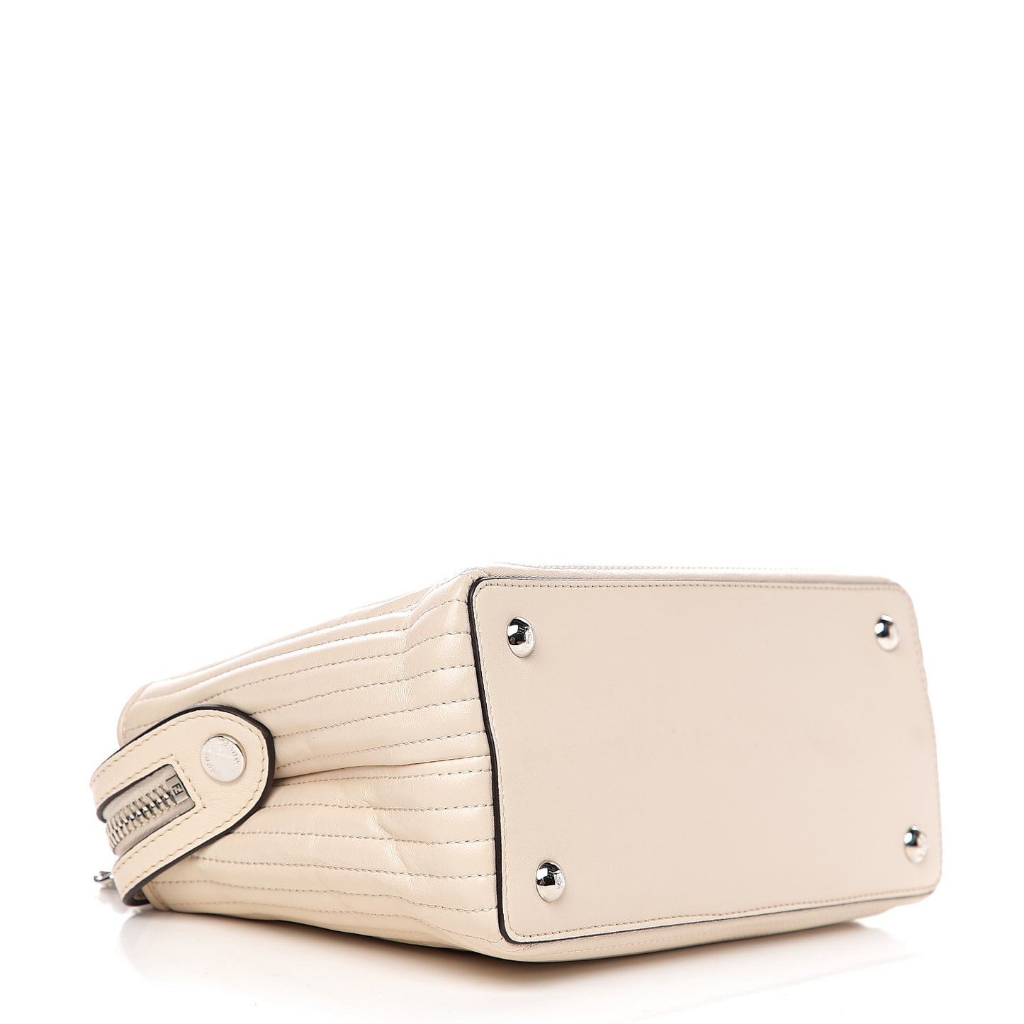 Shiny Nappa Trapuntata Small DotCom Click Chain Satchel Camelia