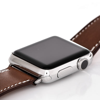 Hermes Barenia 38mm Apple Watch Double Tour Fauve 3 of 10