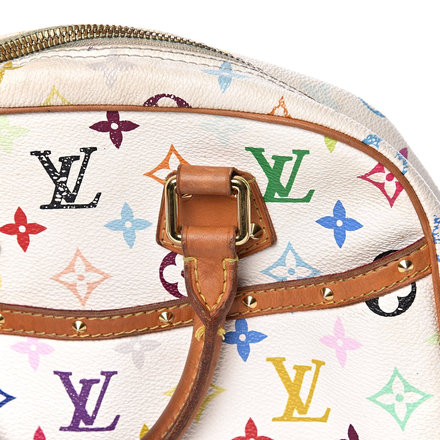 Monogram Multicolor Trouville White