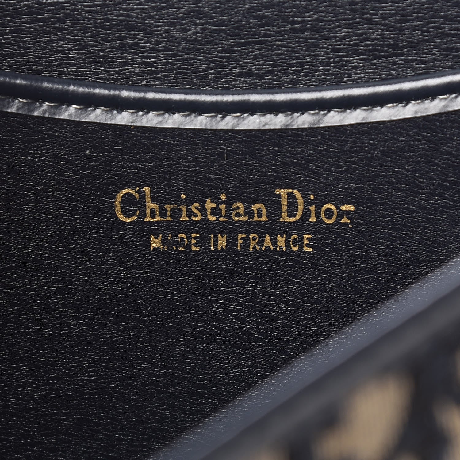 Christian Dior Monogram Flap Navy Blue 6 of 16