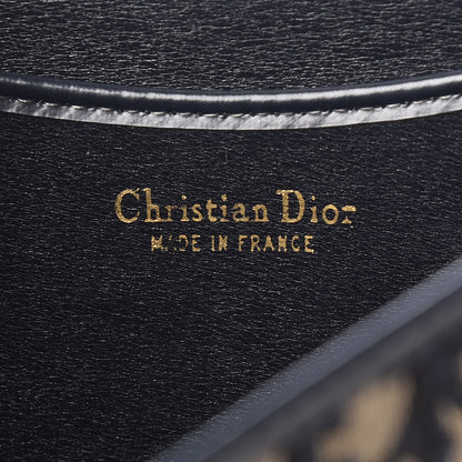 Christian Dior Monogram Flap Navy Blue 6 of 16