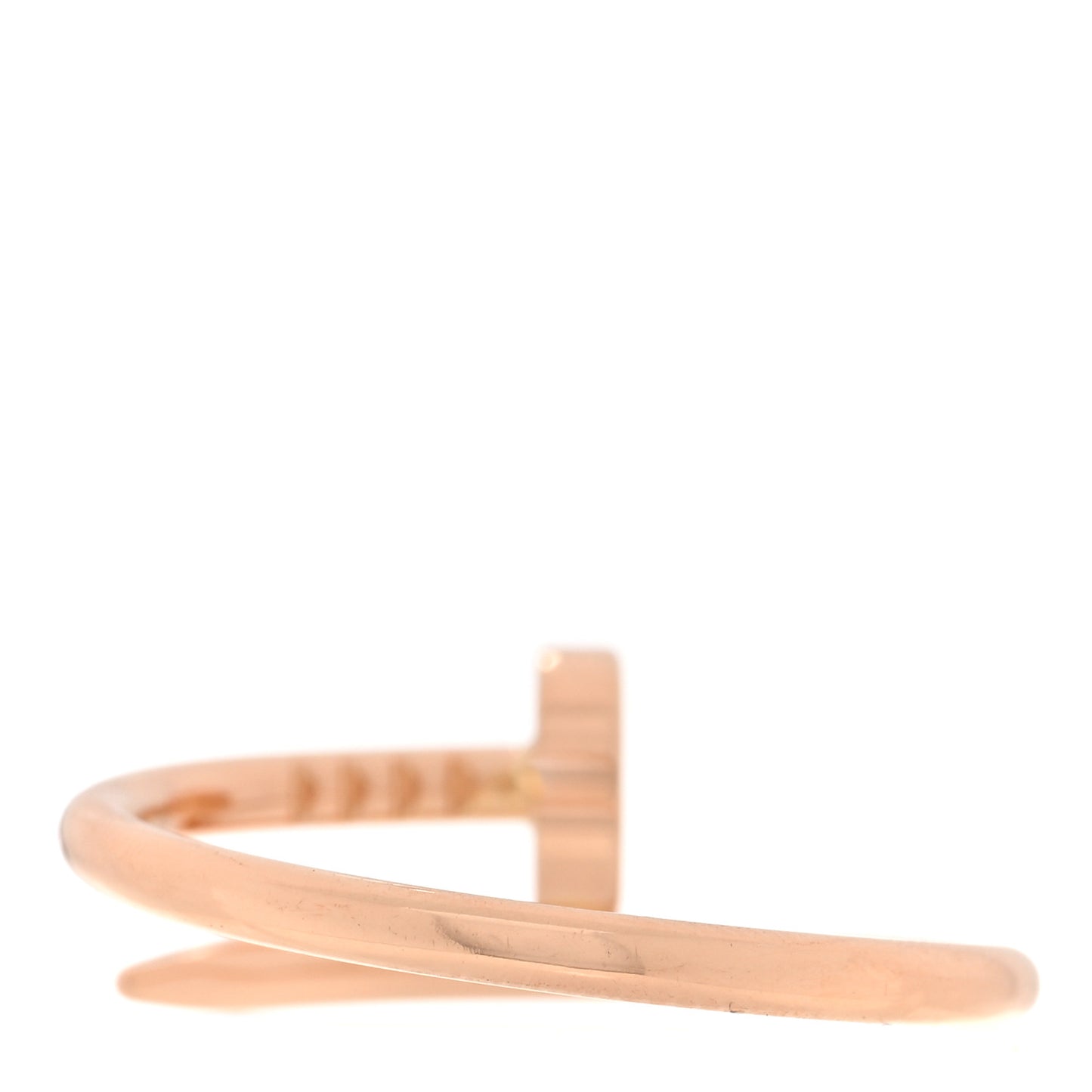 18K Pink Gold Small Juste Un Clou Ring 52 6