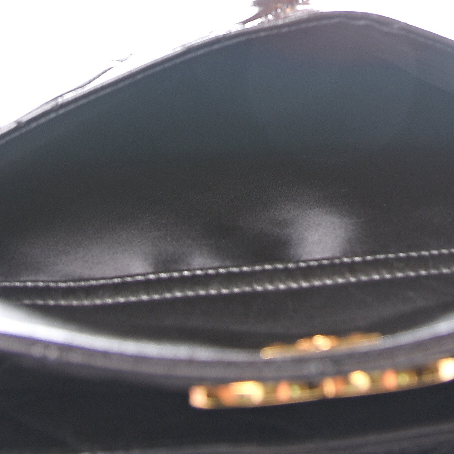 Lambskin Quilted CC Shoulder Bag Black