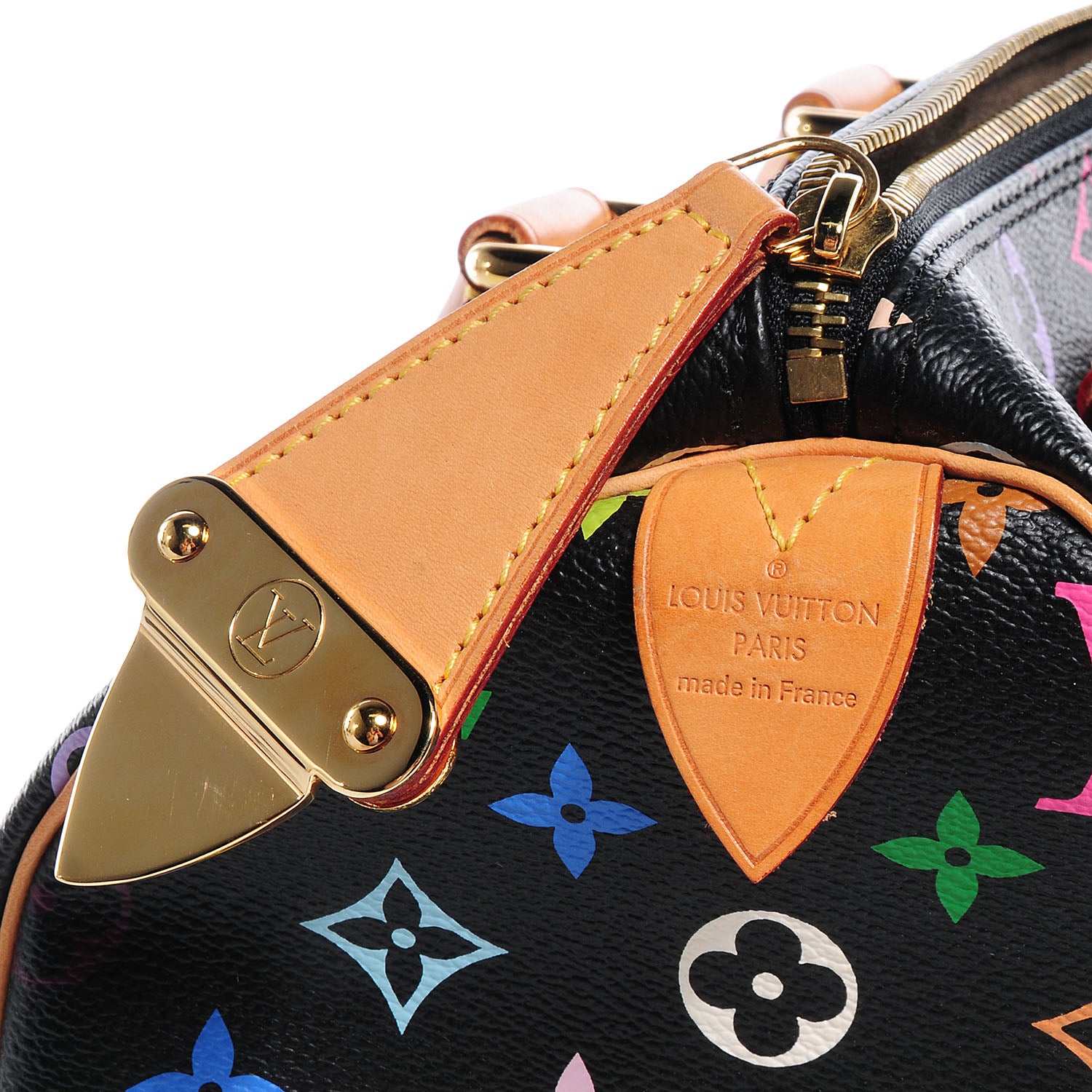 Louis Vuitton Monogram Multicolor Speedy 30 Black 5 of 7