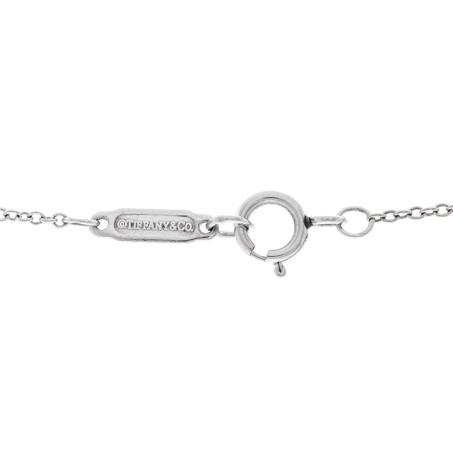 Tiffany Platinum Diamond Medium Cross Pendant Necklace 5 of 5