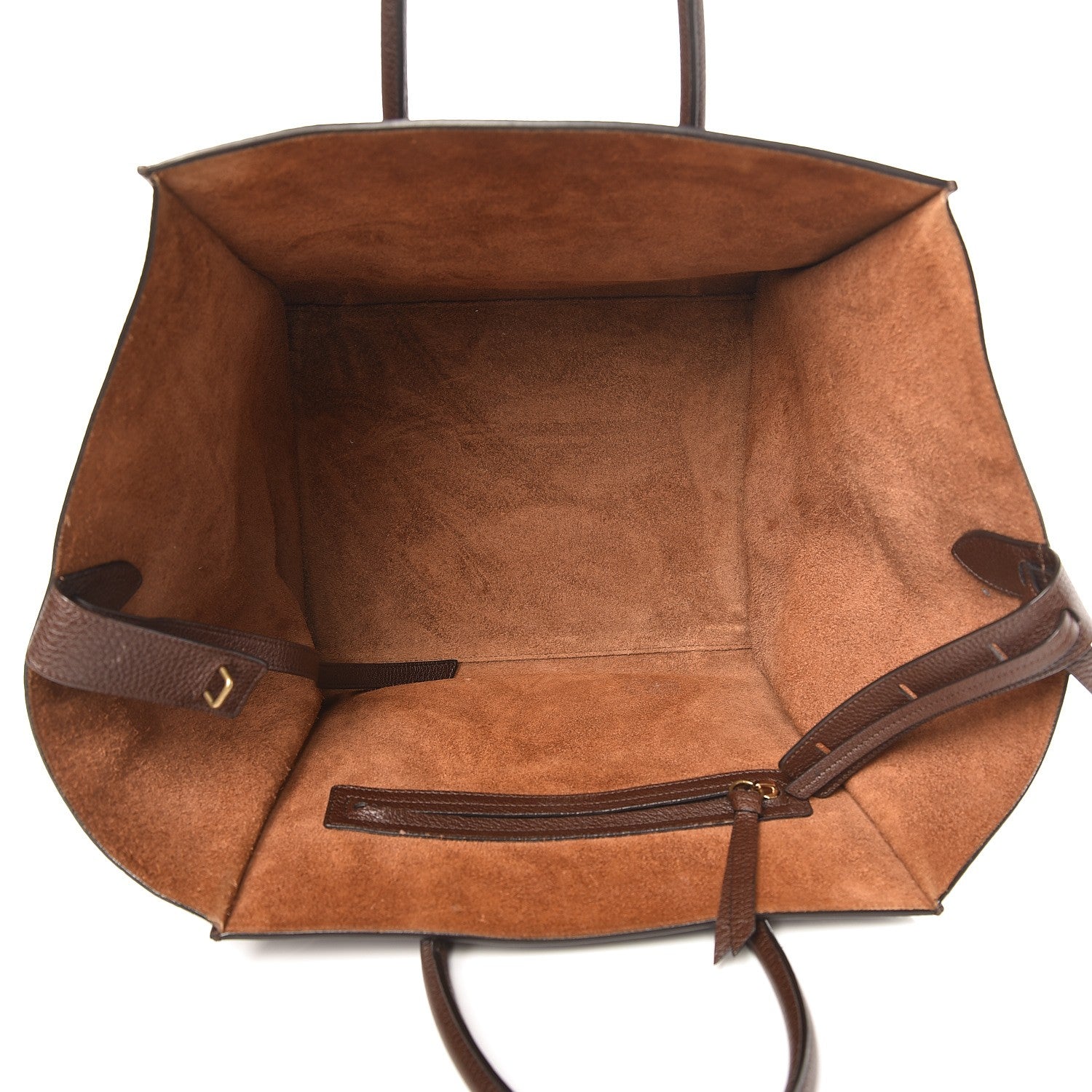 Celine Shiny Grained Calfskin Medium Phantom Luggage Brown 5 of 12