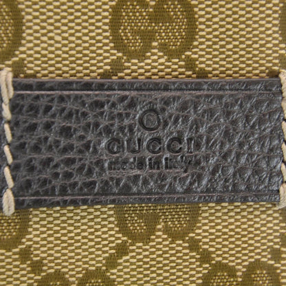 Gucci Crystal Monogram Flap Messenger Bag Beige Ebony 12 of 15