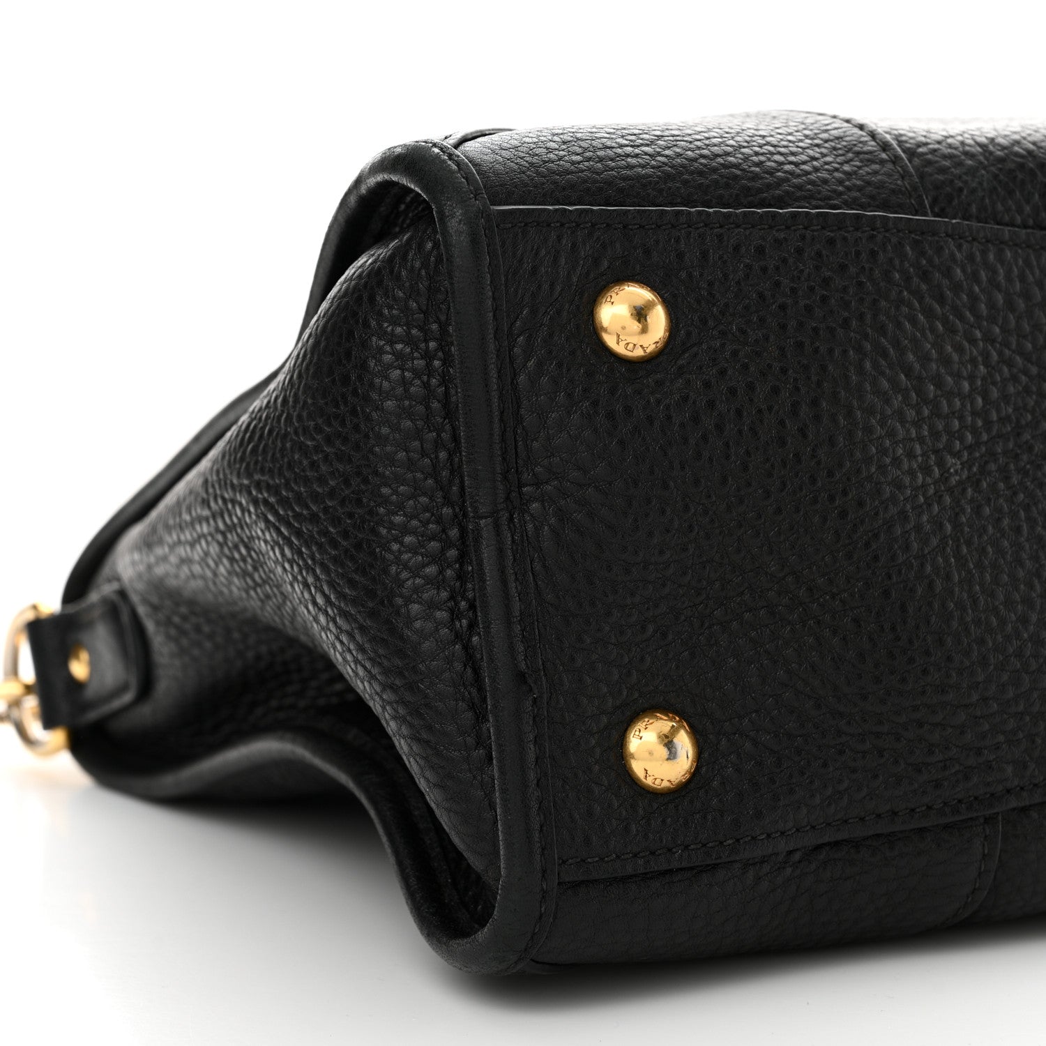 Prada Vitello Daino Shopping Satchel Black 8 of 14