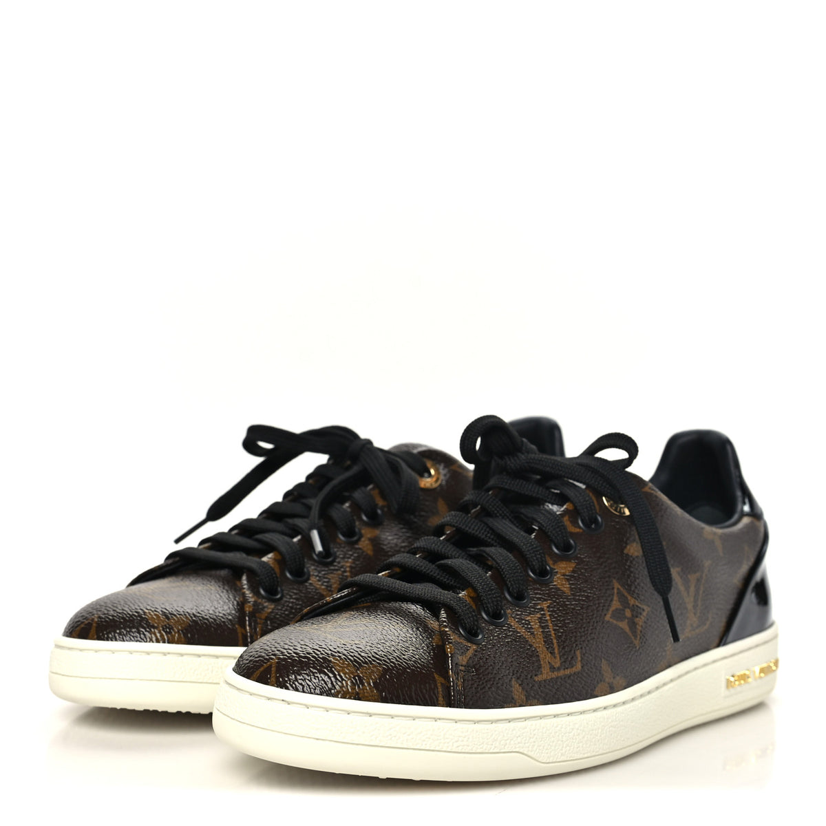 Patent Monogram Frontrow Sneakers 37