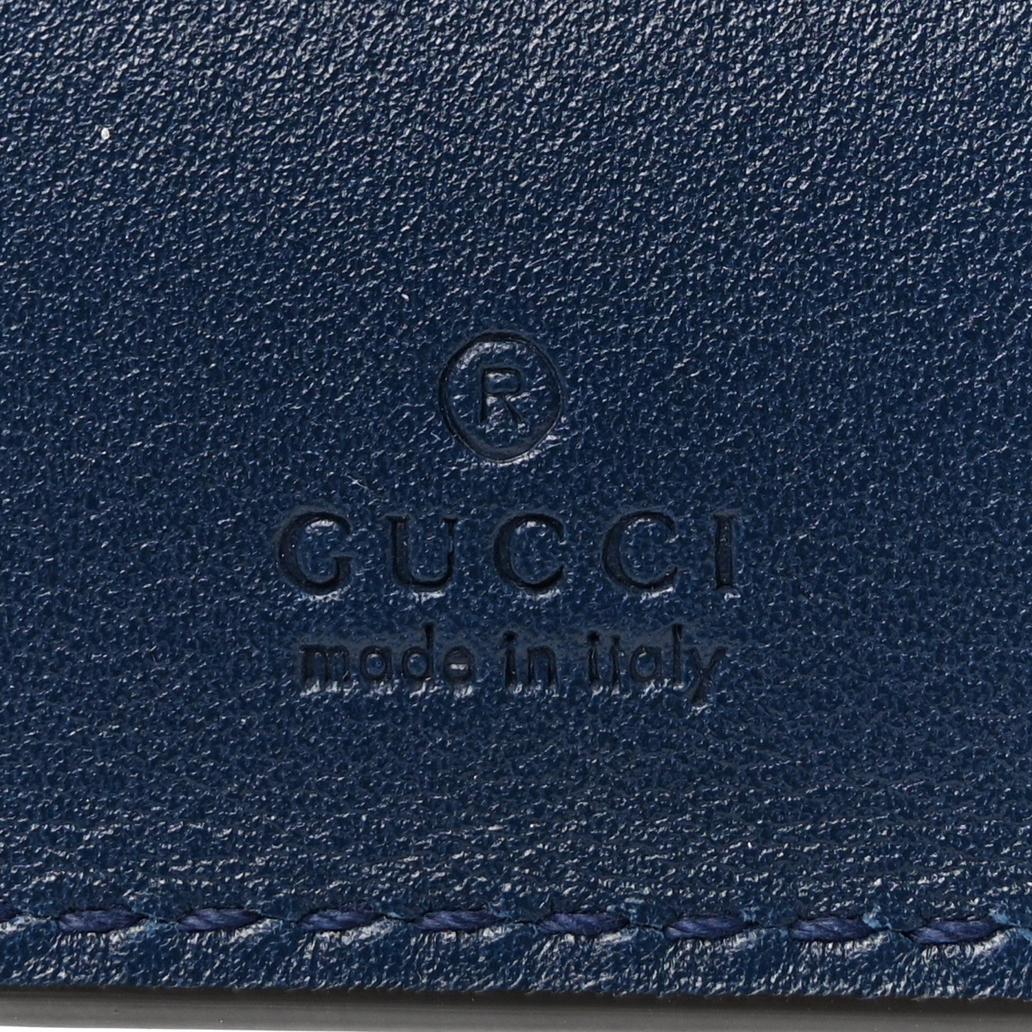 Gucci X MLB Guccissima Signature NY Yankees Embroidered Bi-Fold Wallet Royale Ivory 6 of 6
