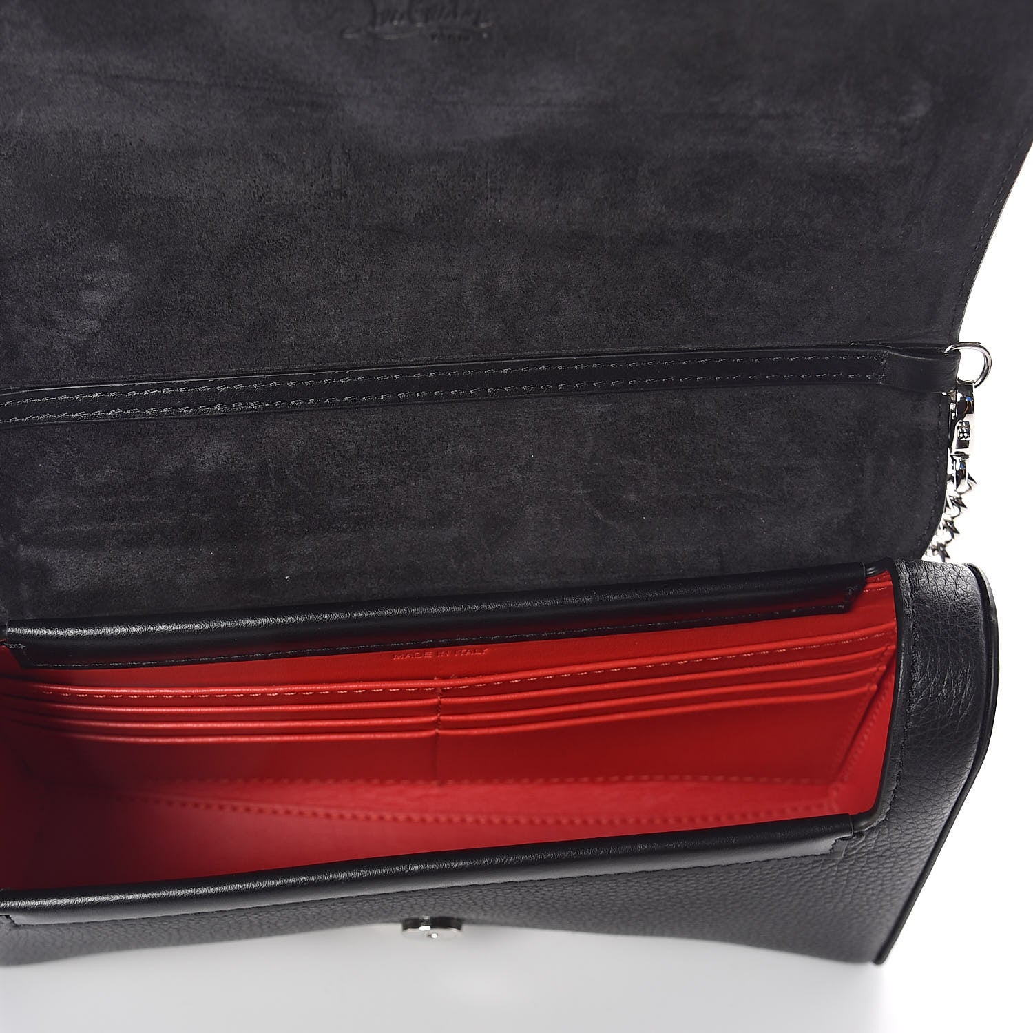 Christian Louboutin Calfskin Love RubyLou Clutch Black 5 of 9