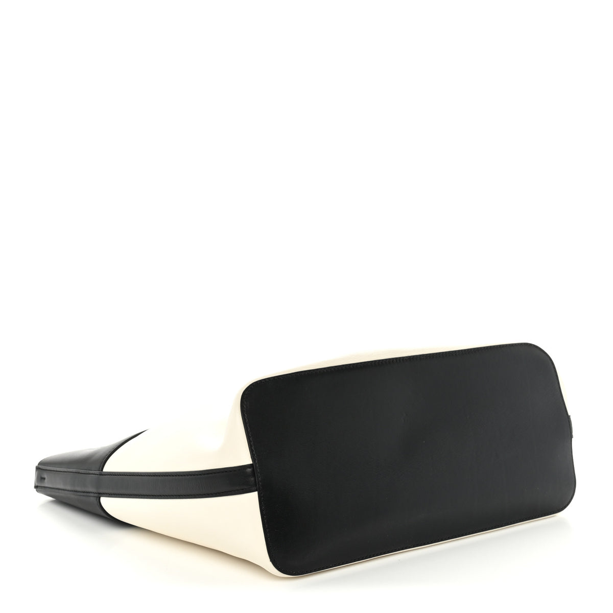 Alexander McQueen Calfskin Small The Bow Bag White Black 5 of 10