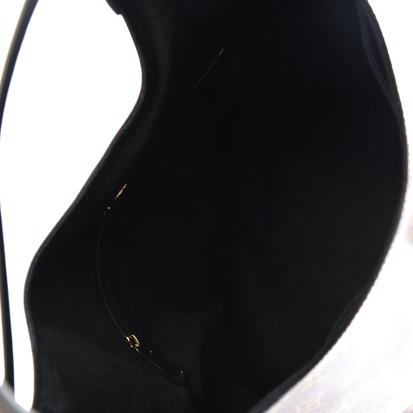 Monogram Flower Hobo Black