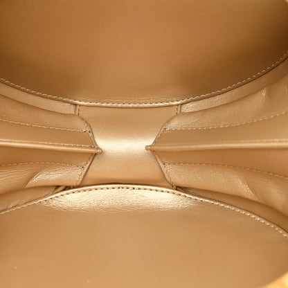 Chanel Lambskin Round Clutch With Chain White 5 of 11