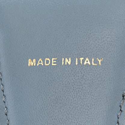 Fendi Jacquard Ribbon Vitello King FF Bi-Color Intreccio Adjustable Strap You Azzurro Baby Latte 4 of 4