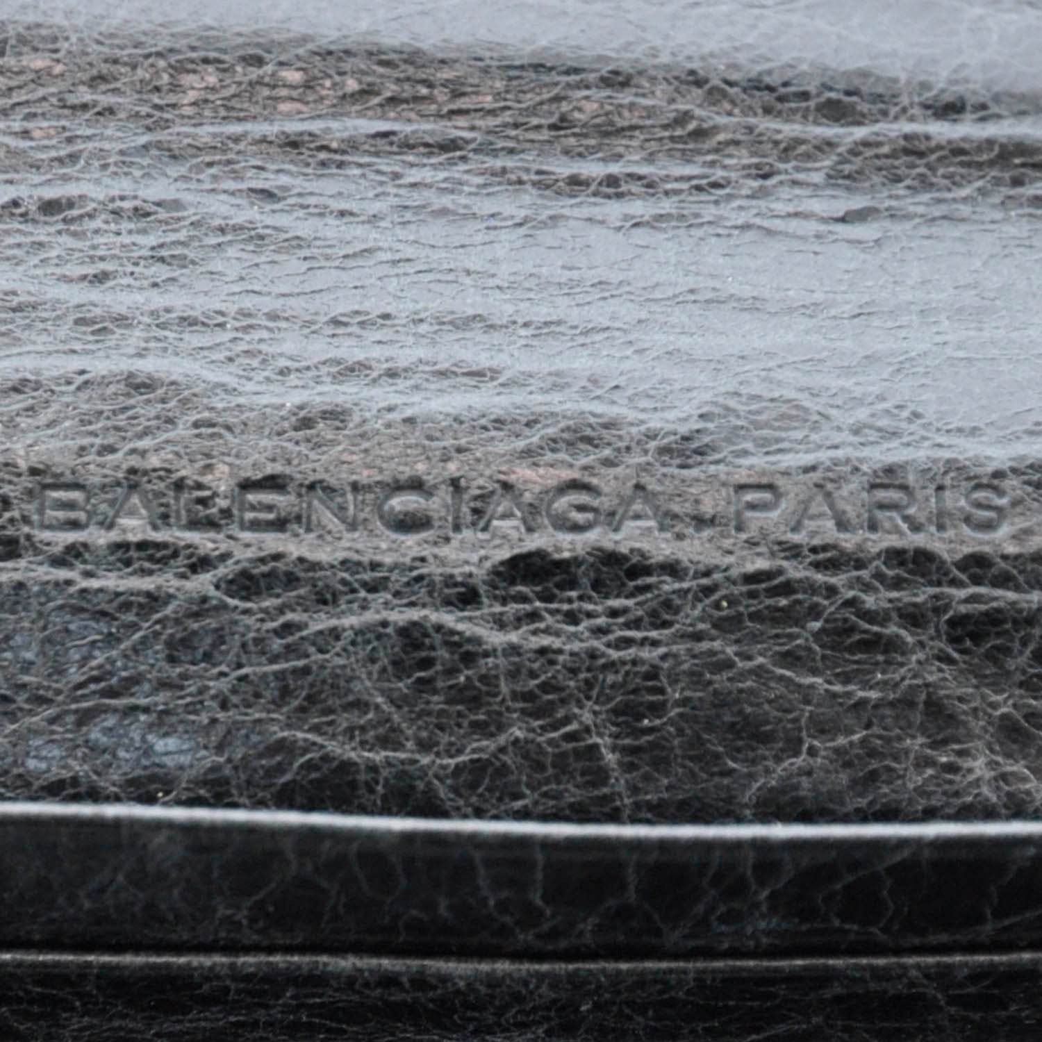Balenciaga Agneau Giant Money Wallet Black 6 of 7
