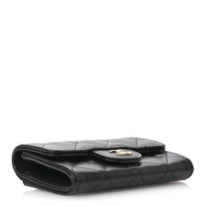 Chanel Lambskin Quilted Jewelry Case Black 8 of 16