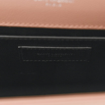 Saint Laurent Grain De Poudre Medium Classic Monogram Kate Tassel Satchel Pale Blush 6 of 11