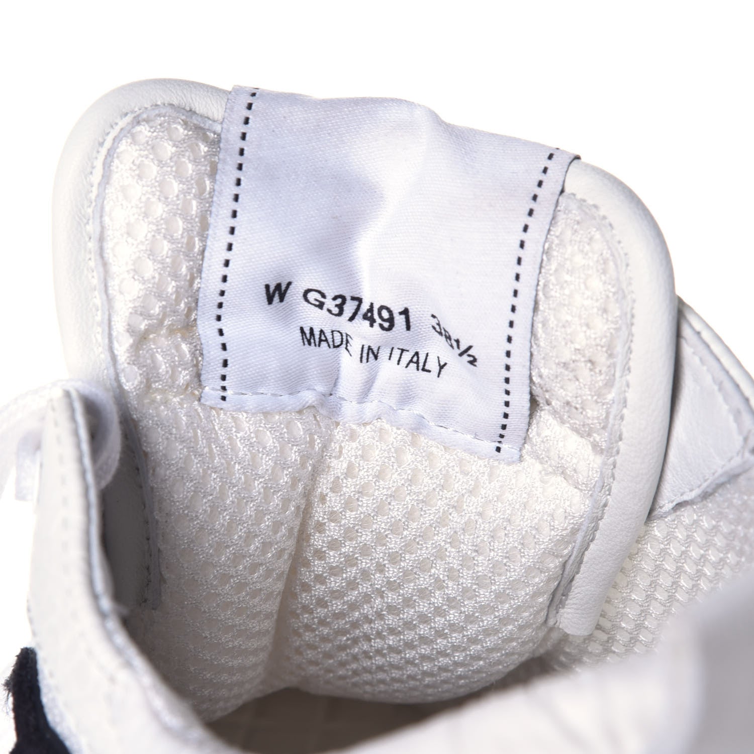 Chanel Calfskin Mesh Suede Womens Logo Sneakers 38.5 White 8 of 9