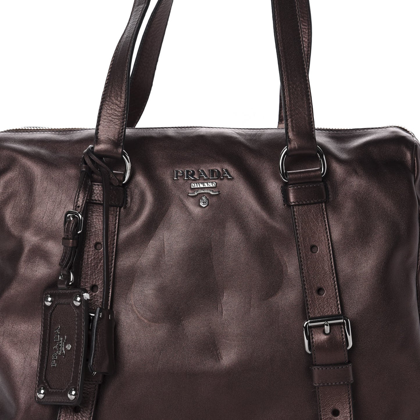 Vitellino Mordo Bauletto Tote Antico Mordore