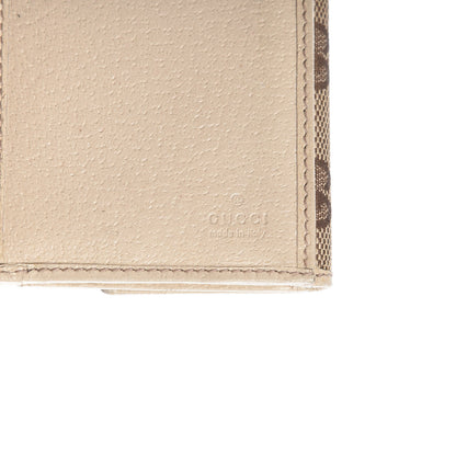 Gucci Monogram Metal Bar Continental Flap Wallet Off White 11 of 13