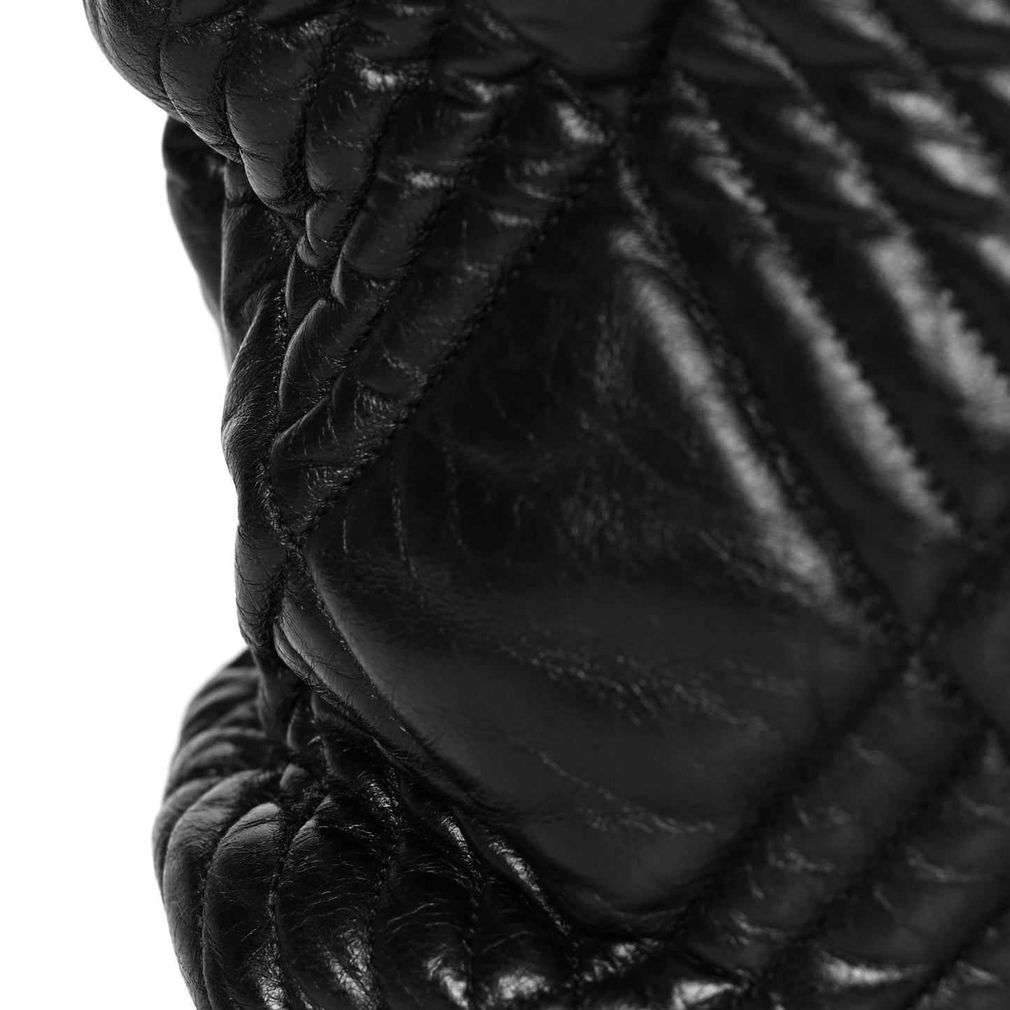 Lambskin Large In and Out Tote Black