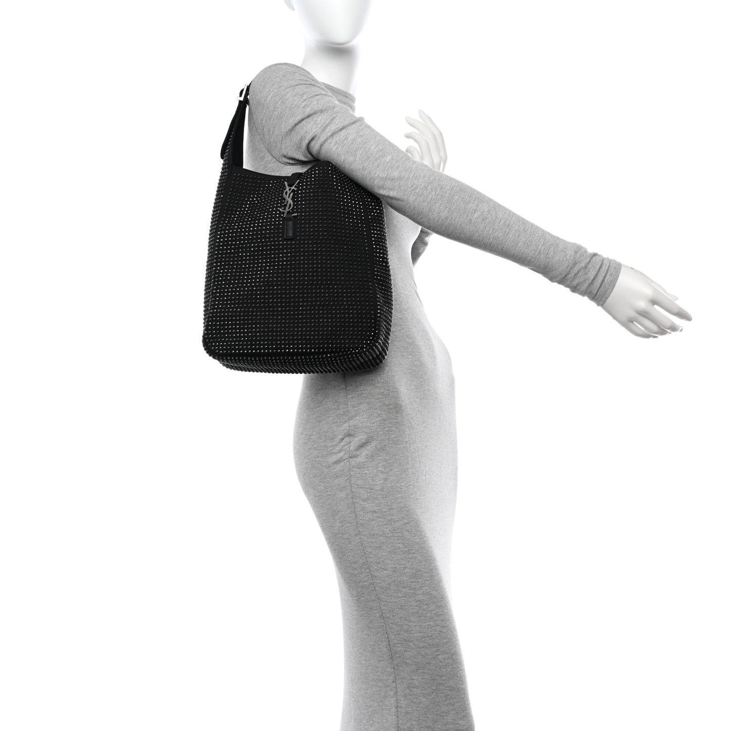 Cotton Studded Le 5 A 7 Soft Hobo Black