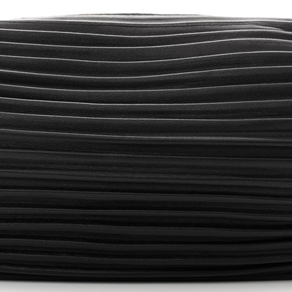 Loewe Lambskin Pleated Bracelet Pouch Shoulder Bag Black 6 of 8