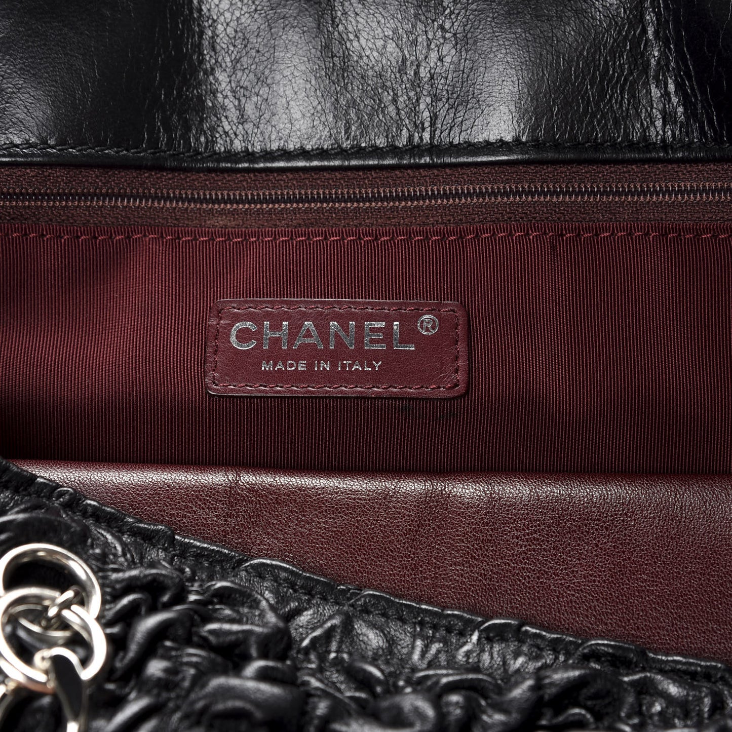 Lambskin XL Astrakan Tote Black