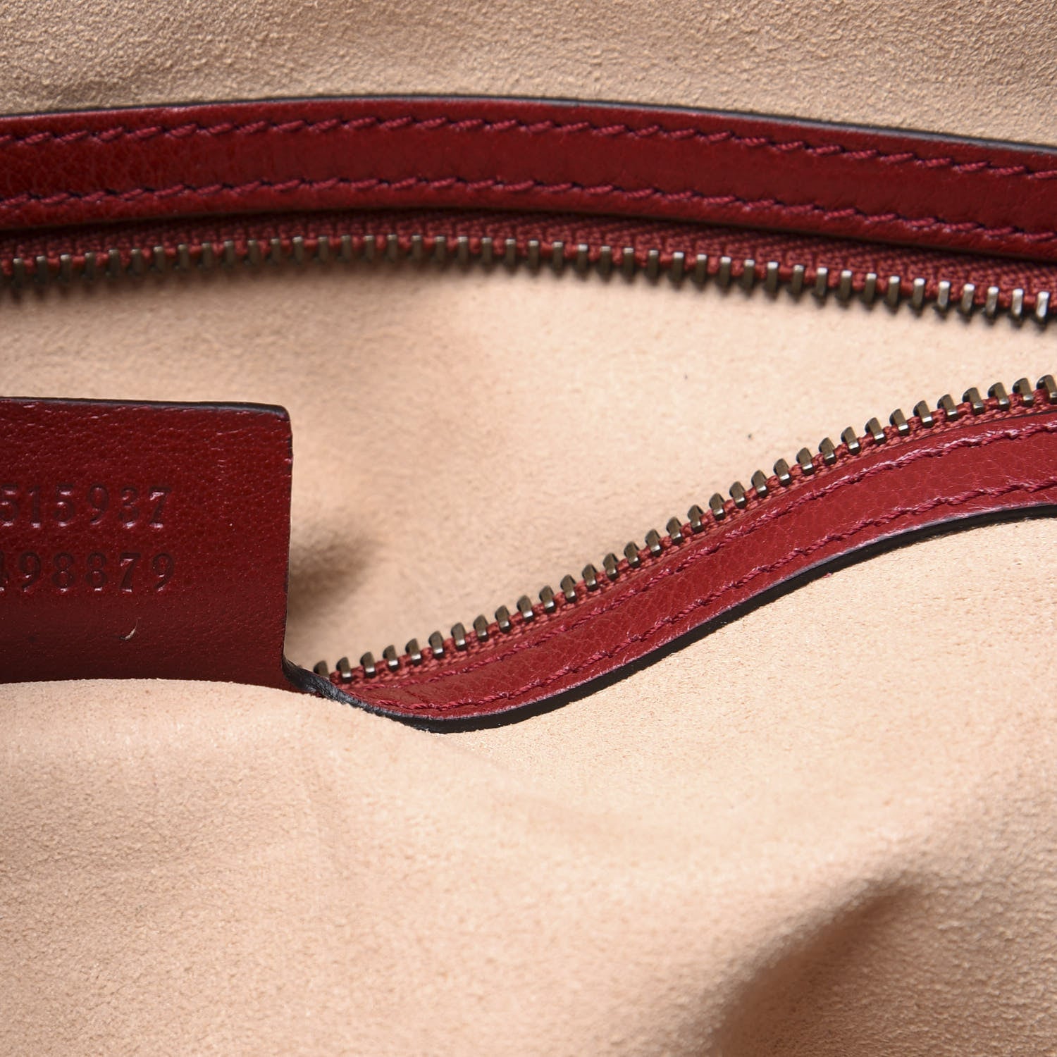 Gucci Calfskin Large Re(Belle) Top Handle Bag Red 9 of 10