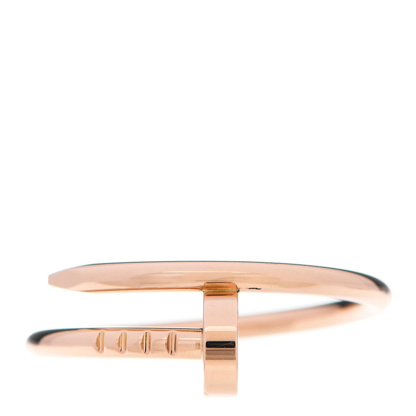 18K Pink Gold Small Juste Un Clou Ring 54 6.75