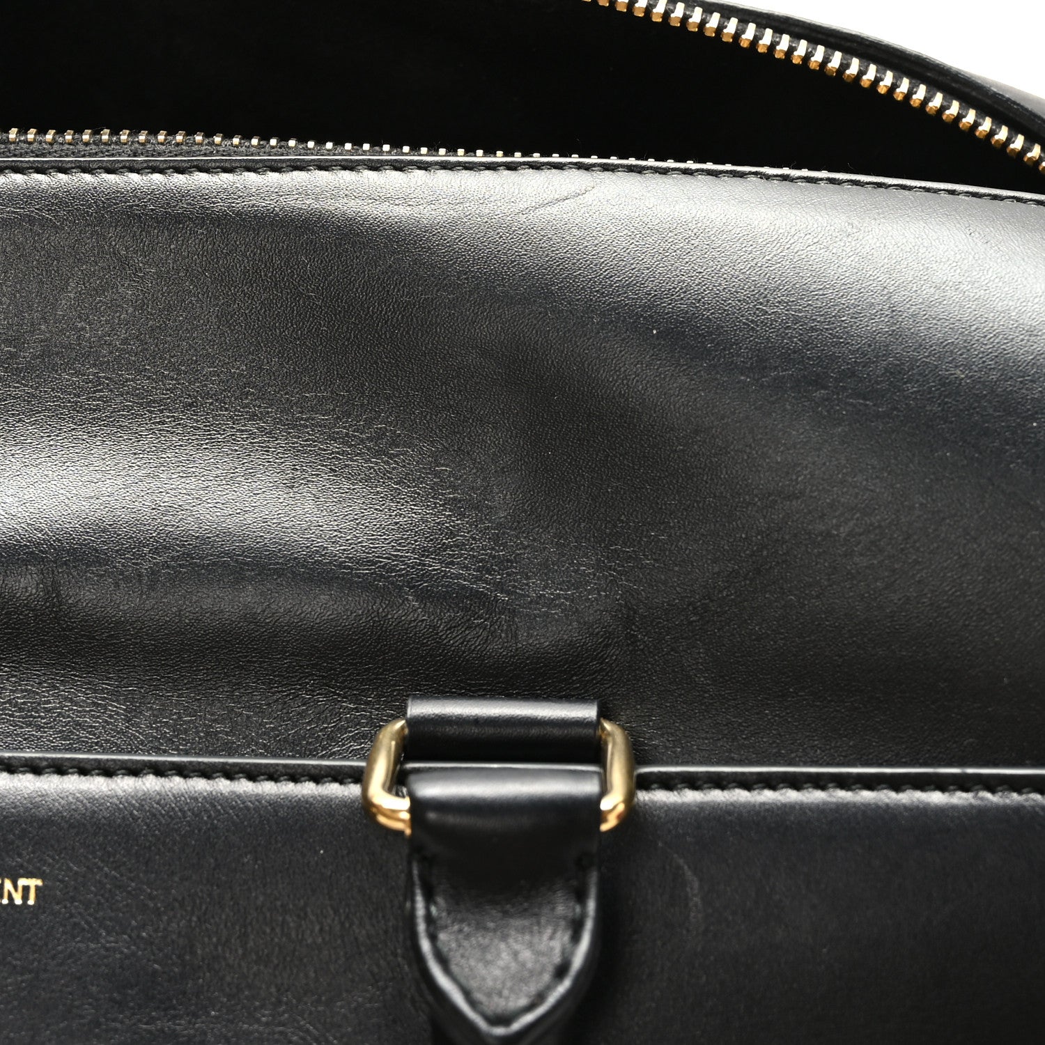 Saint Laurent Calfskin Classic Duffle 6 Black 12 of 12