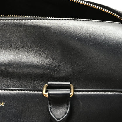 Saint Laurent Calfskin Classic Duffle 6 Black 12 of 12
