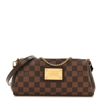 Louis Vuitton Damier Ebene Eva Clutch 1 of 12