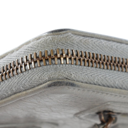 Balenciaga Agneau Classic Hardware Continental Zip Around Wallet Gris Pyrite 5 of 13