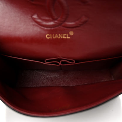 Chanel Lambskin Quilted Medium Double Flap Black 5 of 13