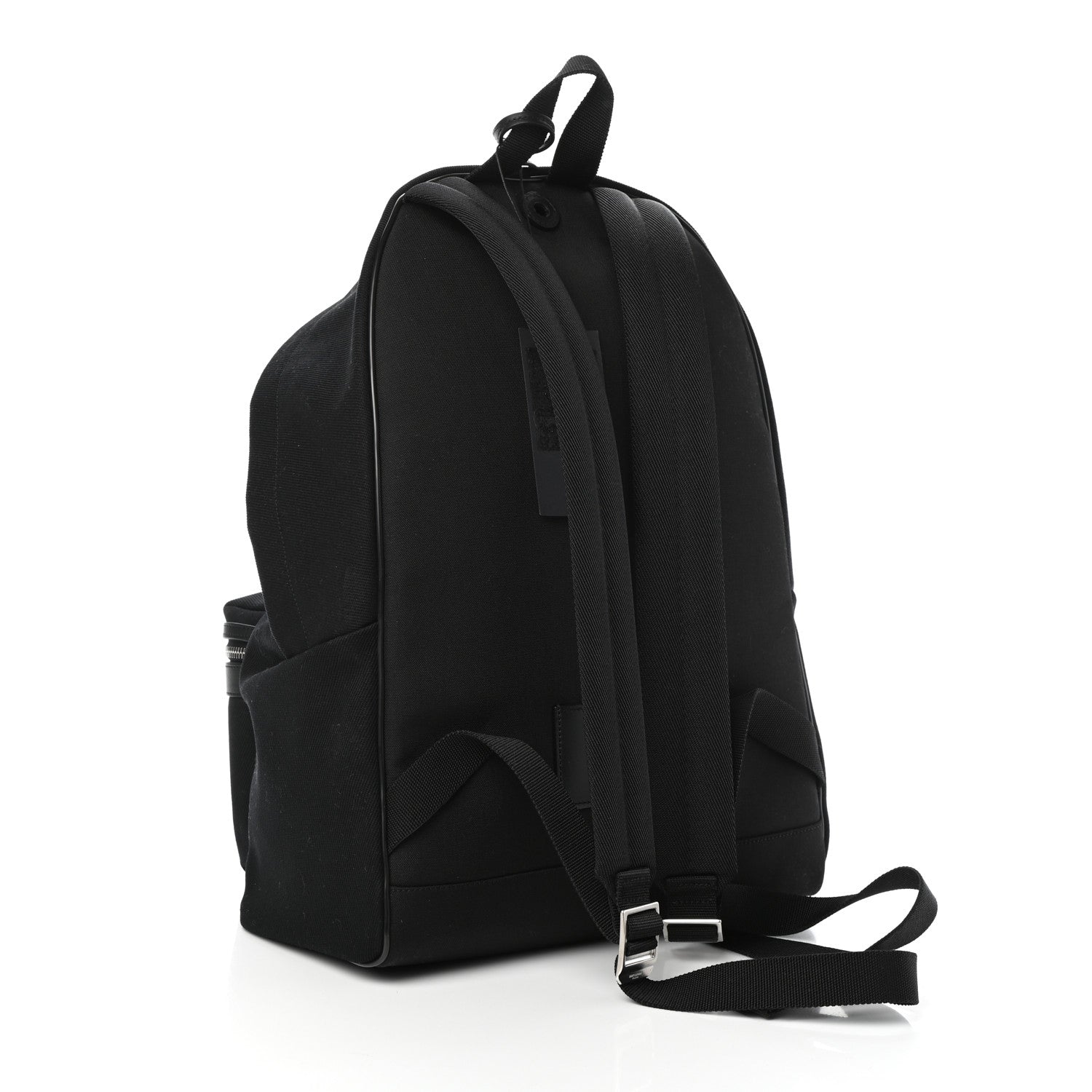 Saint Laurent Canvas SL Playing Cards City Backpack Black 3 of 9