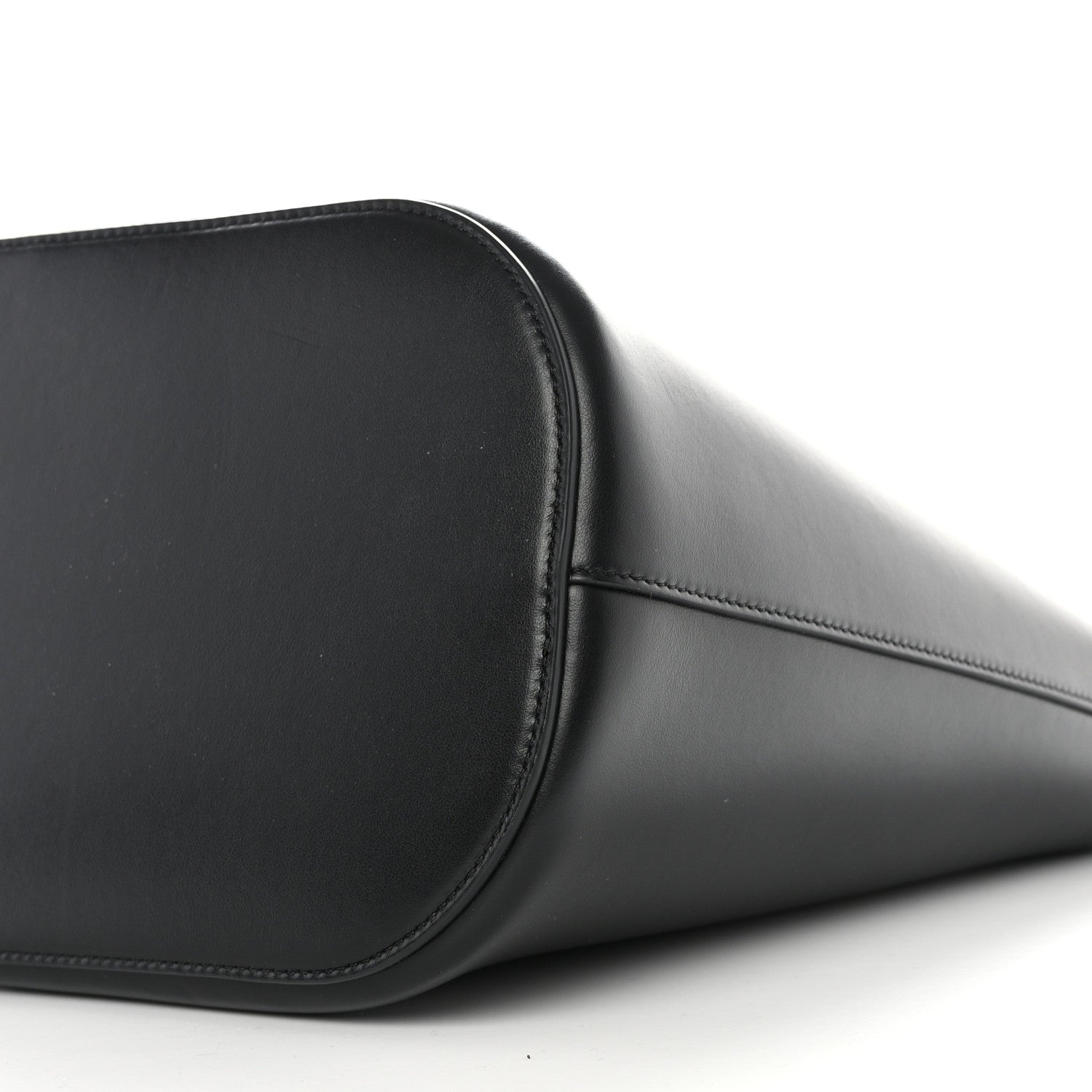 Celine Smooth Calfskin Triomphe Medium Louise Bag Black 11 of 11