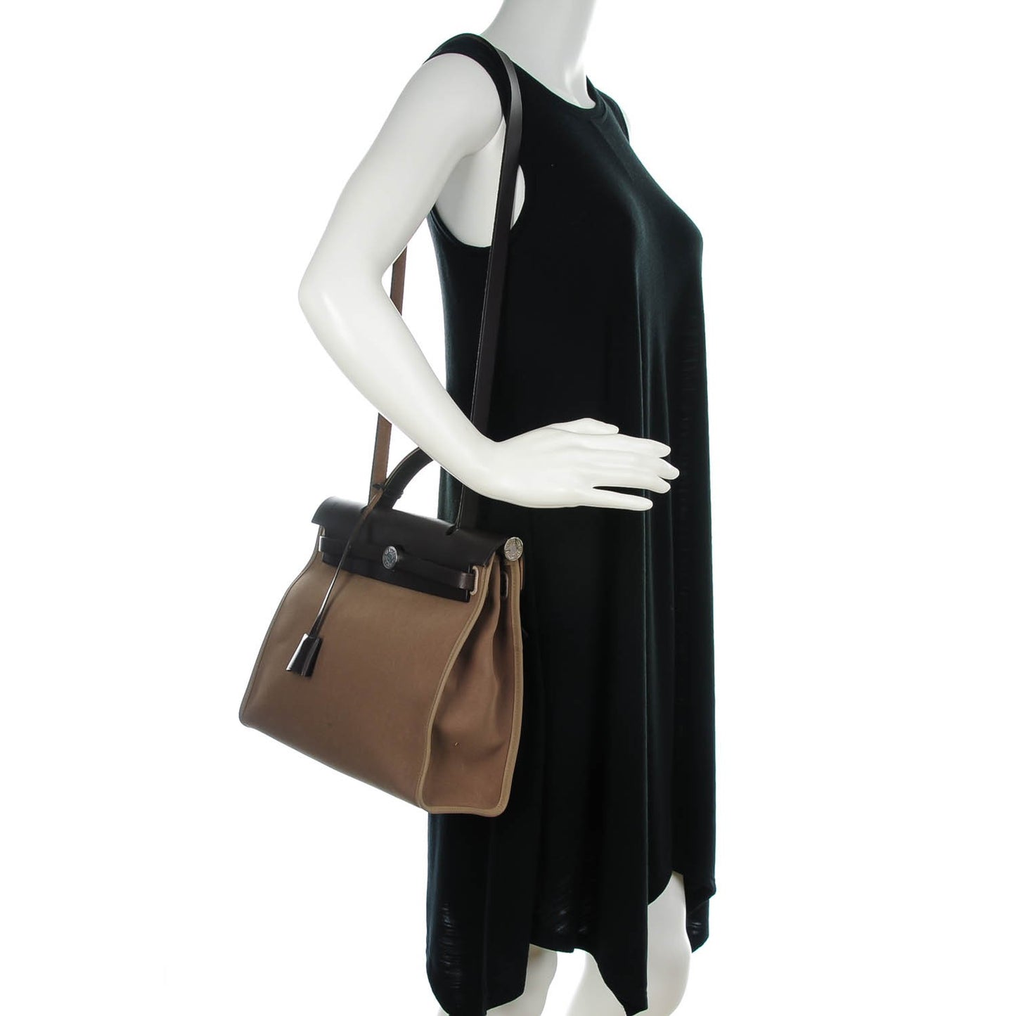 Vache Hunter Toile Herbag Zip 31 PM Etoupe Ebene