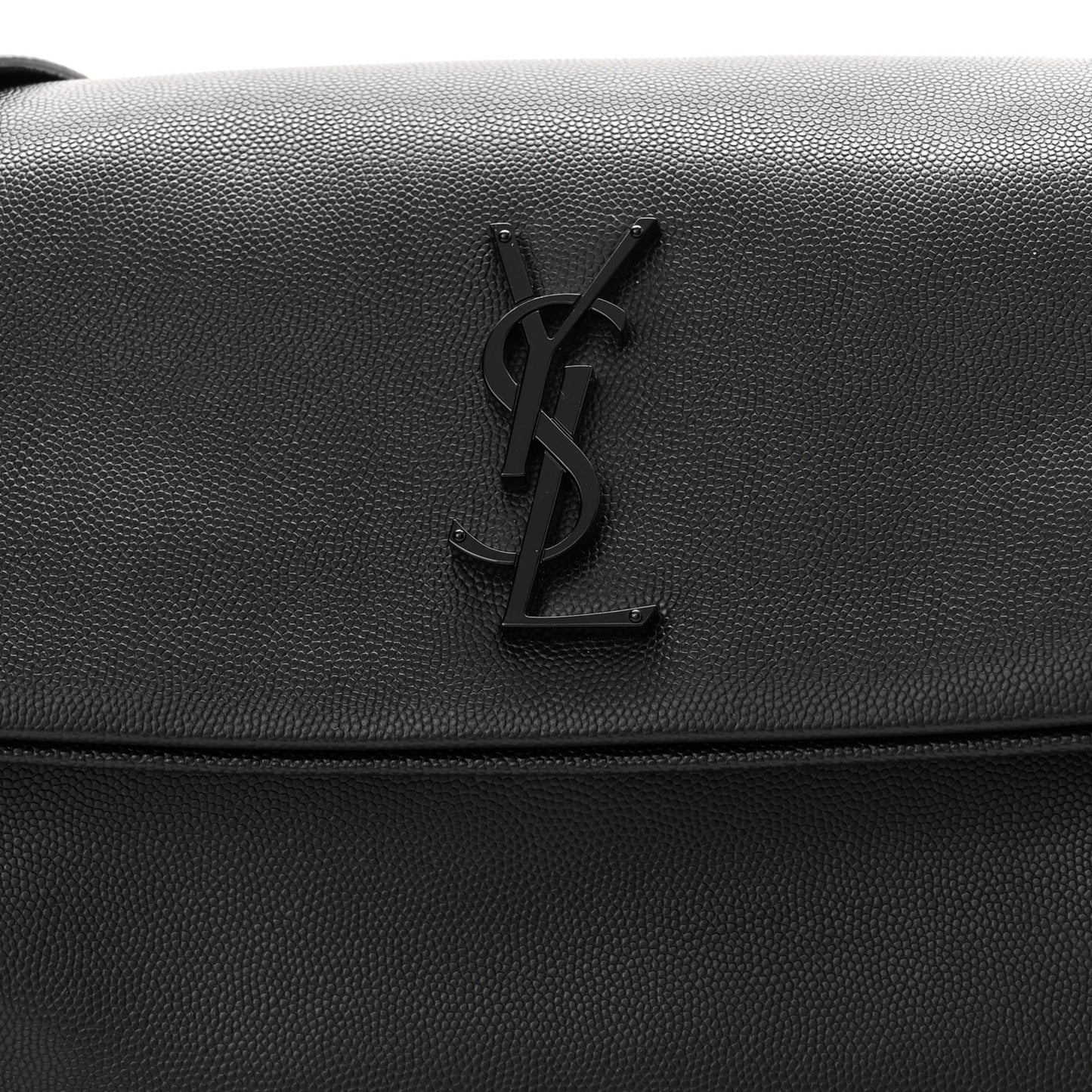 Grain De Poudre Medium West Hollywood Monogram Fold-Over Black