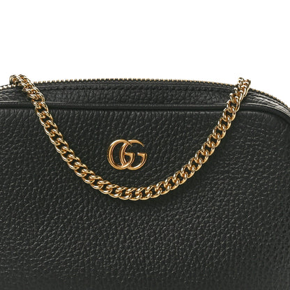 Gucci Dollar Calfskin Super Mini GG Marmont Chain Shoulder Bag Black 8 of 10