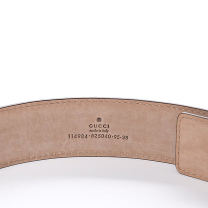 Gucci Guccissima Interlocking G Belt 95 38 Dark Brown 5 of 6