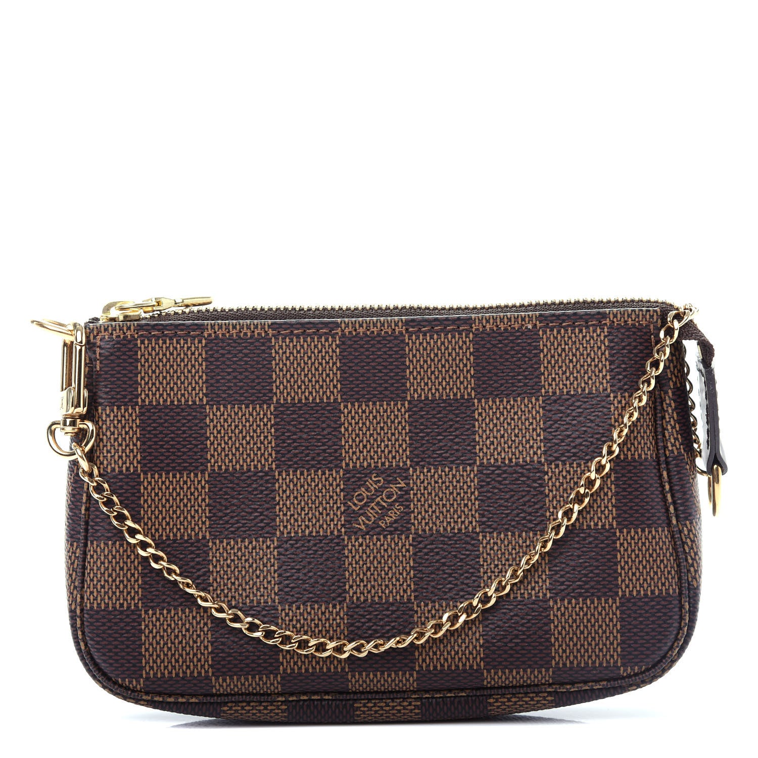 Louis Vuitton Damier Ebene Mini Pochette Accessories 1 of 8