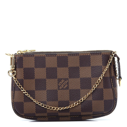 Louis Vuitton Damier Ebene Mini Pochette Accessories 1 of 8