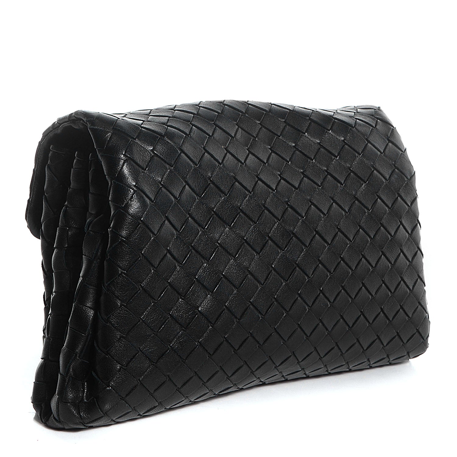 Bottega Veneta Nappa Intrecciato Cosmetic Case Nero Black 3 of 9
