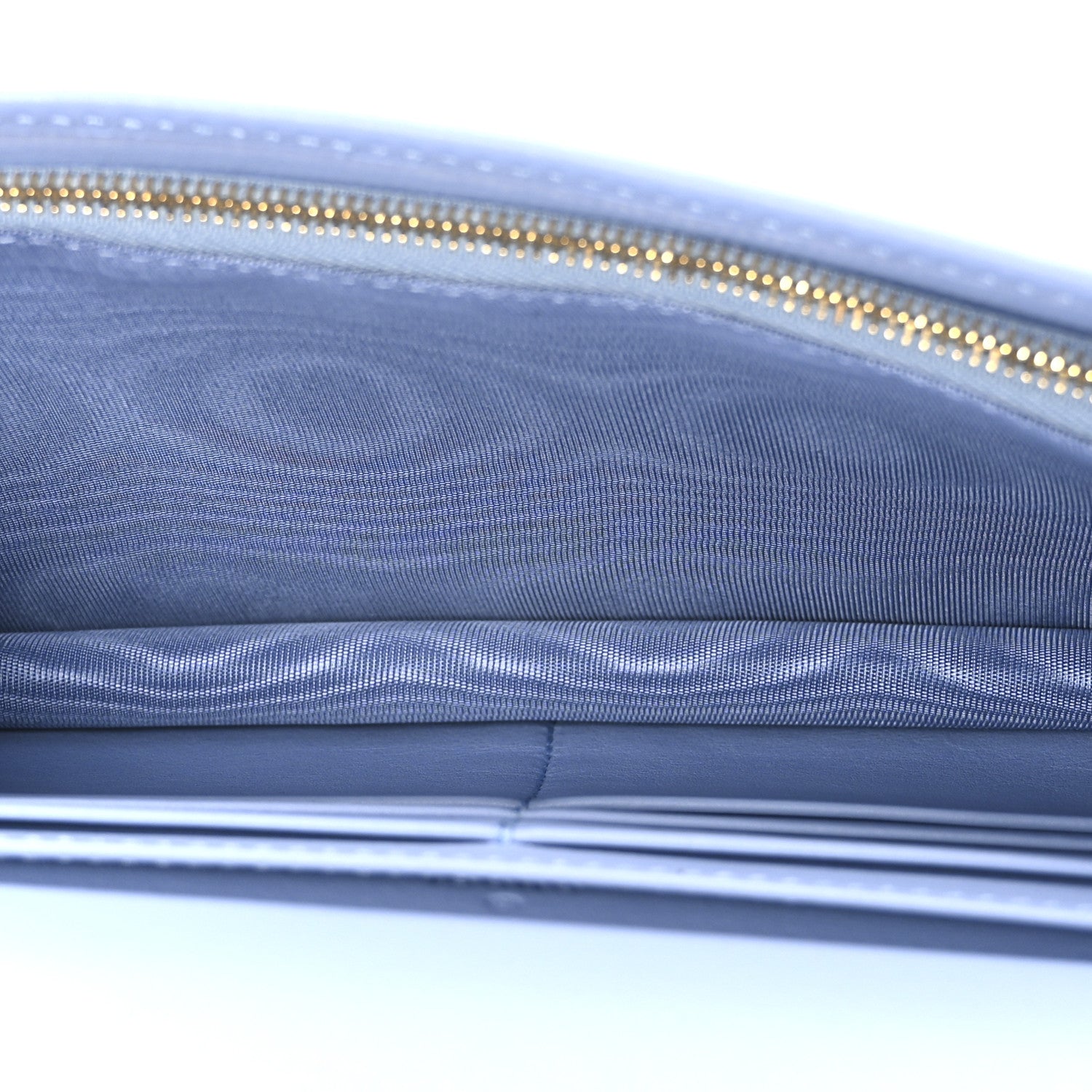 Gucci GG Supreme Monogram Textured Dollar Calfskin Mini GG Marmont Chain Wallet Light Pink Blue Beige 5 of 9