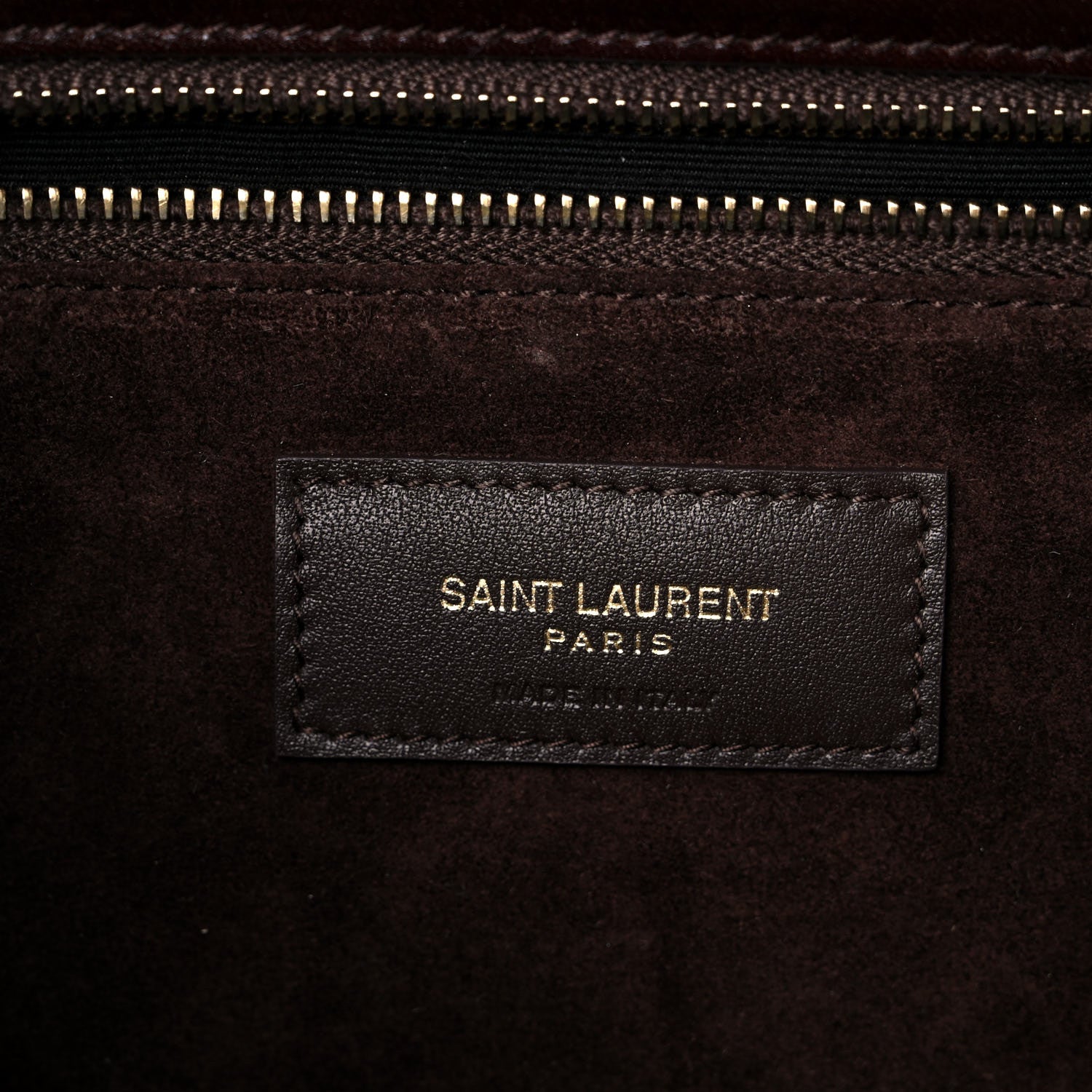 Saint Laurent Vegetal Cloud Tressage Monogram Medium Niki Chain Satchel Burnt Brown 7 of 18